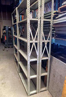 used shelving units